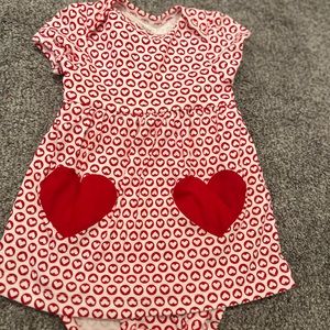 Just One You by Carters Valentines Day Dress & Cardigan